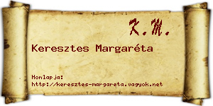 Keresztes Margaréta névjegykártya